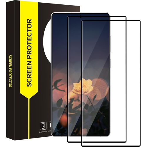 Verre Trempé Pour Samsung Galaxy S25 Ultra 5G, Dureté 9H Vitre Protection, Anti Rayures, Anti-Taches, Bubble Free, Hd Sensibilité S25 Ultra Protection Écran(2 Pack Couverture Complète 3D)