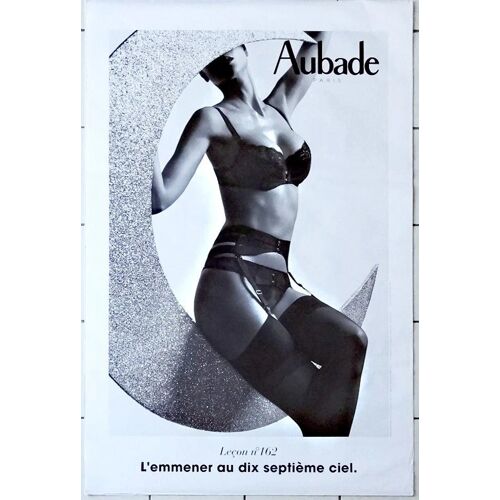 Affiche Lingerie Aubade (Leçon N°162) 120 X 175 Cm