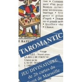 Taromantic - Tarots De Marseille - 26 Lames 6.5 X 12 Cm