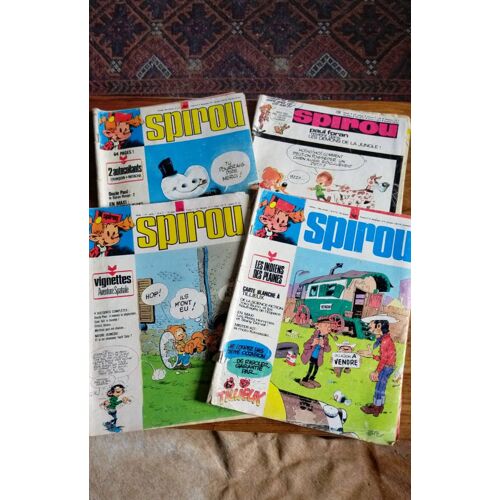 Lot 4 Revues Spirou Numéros 1750-1775-1812-1819