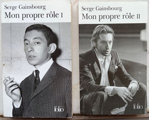 Serge Gainsbourg, Mon Propre Rôle, En 2 Tomes, Folio, 2004-2005