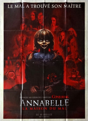 Annabelle La Maison Du Mal : Affiche Cinéma Grand Format 120x160 Cm