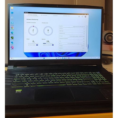 PC PORTABLE 17 POUCES MSI GAMING CORE I7 11TH RTX 3060