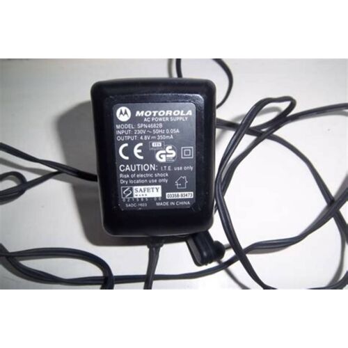 Chargeur 4,8V 350mA 0,35A Motorola SPN4682B AC Power supply cargador charger adaptateur secteur transformateur électrique pour téléphone mobile T191 C115 C116 C117 C123 C139 C140 C155 C300 et autres
