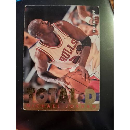 Carte Fleer 95-96 Michael Jordan Total D N°200
