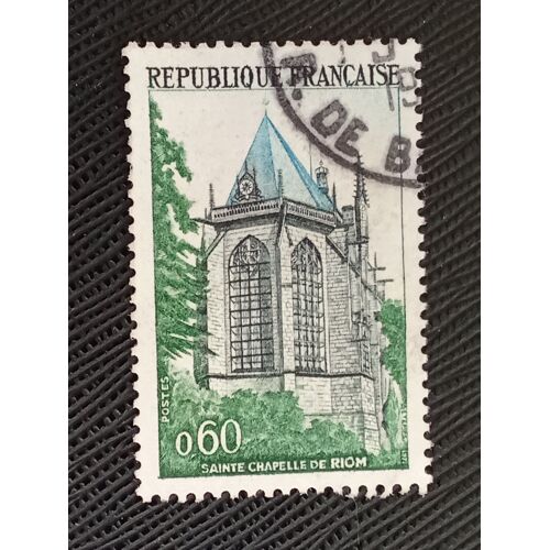 Timbre France Y T 1683 Sainte-Chapelle, Riom 1971 (010210 )