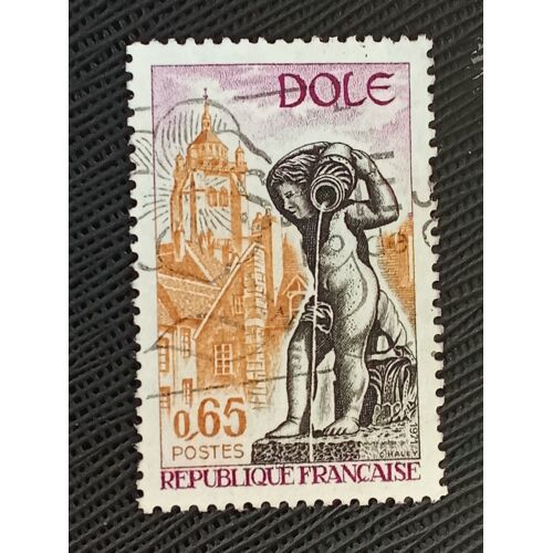 Timbre France Y T 1684 Église Et Fontaine, Dole 1971 (010210 )
