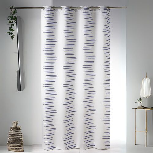 Rideau En Jacquard À Vagues Fantaisies