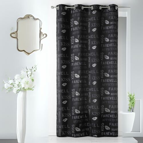 Rideau En Shantung Fantaisie À Paillettes