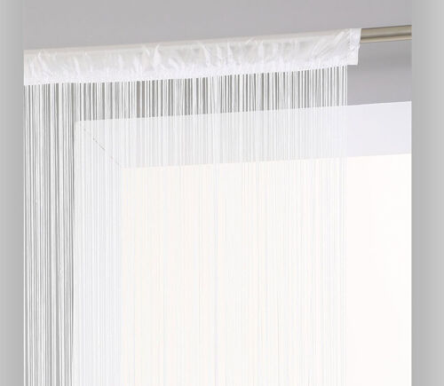 Rideau De Fils Unis Et Colorés