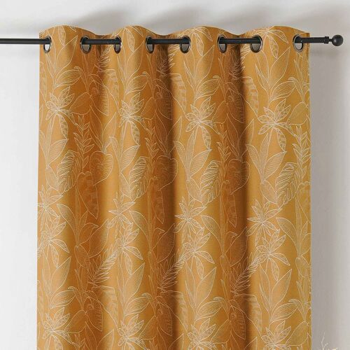 Rideau Isolant Épais Motifs Naturels