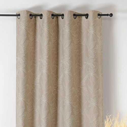 Rideau Isolant Épais Motifs Naturels