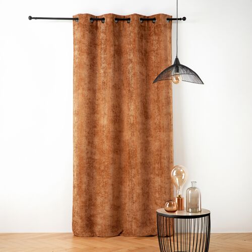Rideau Thermique Et Phonique Velours Chenille
