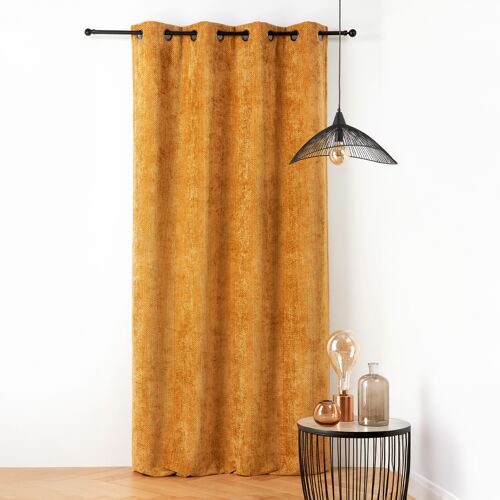 Rideau Thermique Et Phonique Velours Chenille