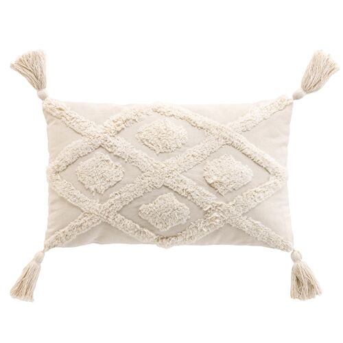Coussin Bohème Tufté Déhoussable