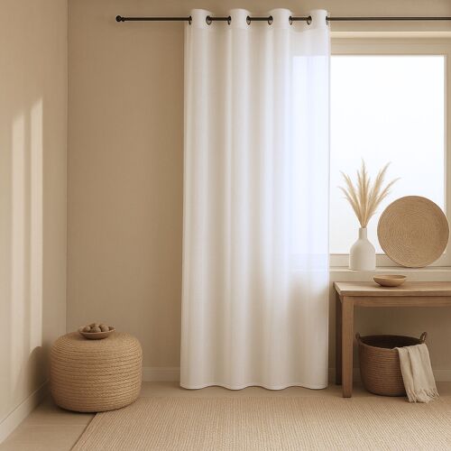 Voilage Effet Lin Fluide