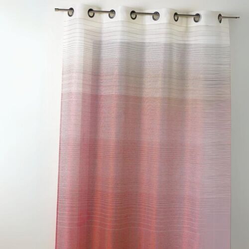 Voilage Fantaisie À Rayures Horizontales Dégradées