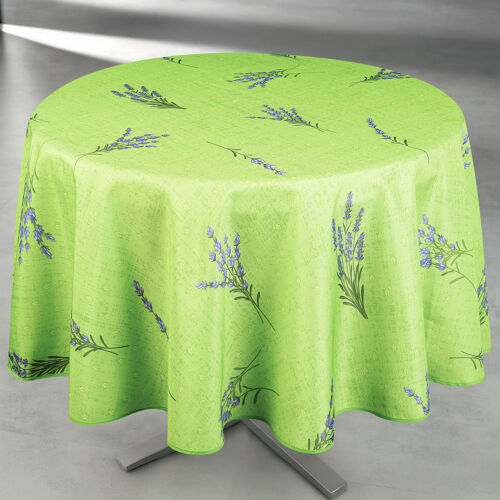 Nappe Anti-Tâche Ronde Motif Lavande