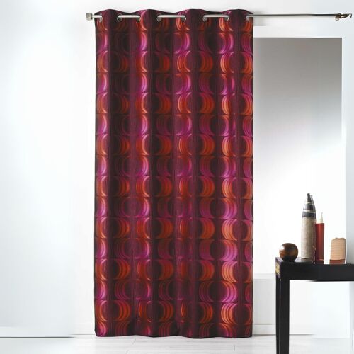 Rideau En Jacquard À Imprimés "Croissant De Lune"