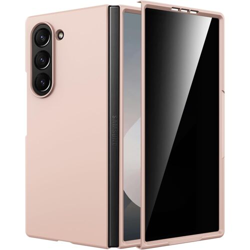 LORANKA-Cover pour Samsung Galaxy Z Fold 7, [Protection Écran Privacy] Anti-Rayures Anti-Empreinte, Rigide Robuste Renforcée Slim Coque Antichoc Samsung Z Fold 7, Charge sans Fil Supportée, Doré