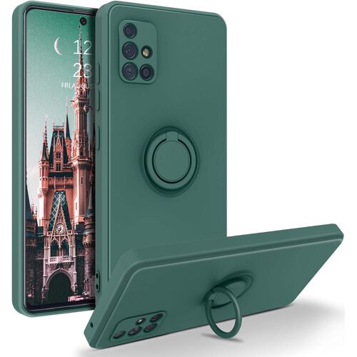 LORANKA-Coque pour Samsung Galaxy A71, Samsung A71, coque de protection en caoutchouc TPU résistant aux chocs pour Samsung Galaxy A71, vert kaki