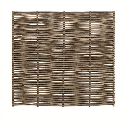 Clôture Bois En Noisetier Tressé - 100% Naturel - Poteaux Non Inclus - Hauteur 120 X Largeur 150 Cm