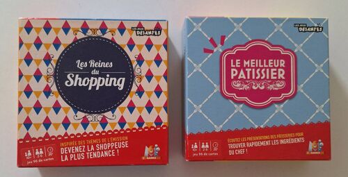 Lot De Deux Boîtes De Jeux De Société D'Émissions De M6