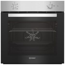 Indesit IB 25RE X 66 L 2400 W Noir et Acier inoxydable