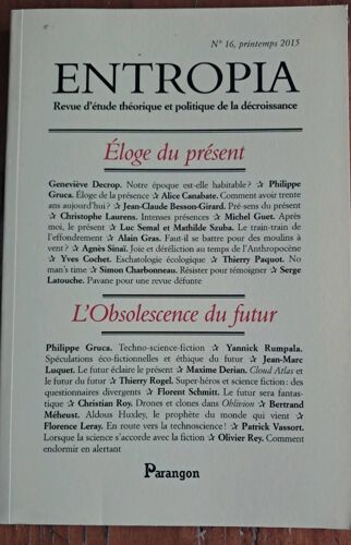 Entropia 16 Serge Latouche