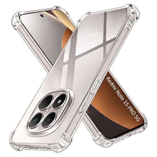 Coque pour Xiaomi Redmi Note 15 PRO 5G - Antichoc Protection TPU Souple Transparent Phonillico®