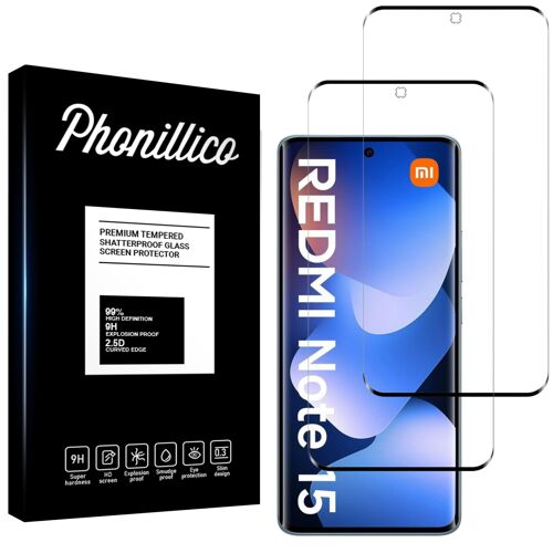 Verre Trempé pour Xiaomi Redmi Note 15 4G/5G [Pack 2] Film Vitre Protection Ecran Phonillico®