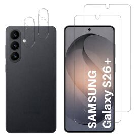 Verre Trempé pour Samsung Galaxy S26 PLUS et Protection Caméra [Pack 2] Film Vitre Protection Phonillico®