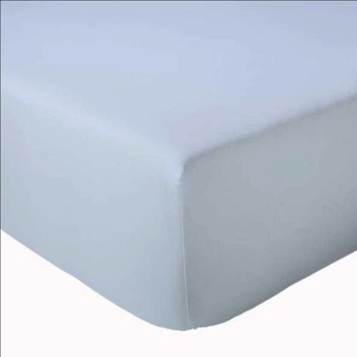 Drap Housse Uni Bonnet 30 Cm 100% Coton