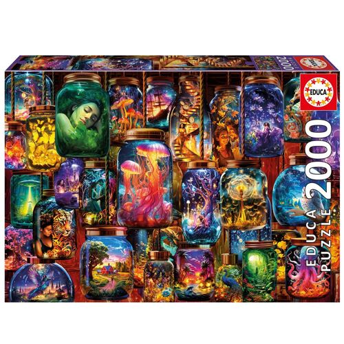 PUZZLE 2000 PIÈCES EDUCA RÊVES EN BOCAL