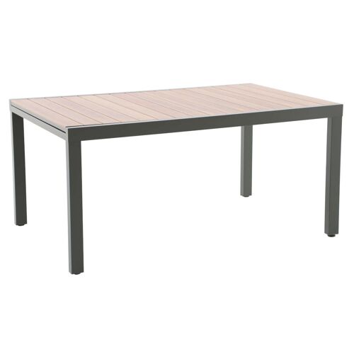 Table De Jardin Rectangulaire Extensible Alu Pineda Verte - Jardideco