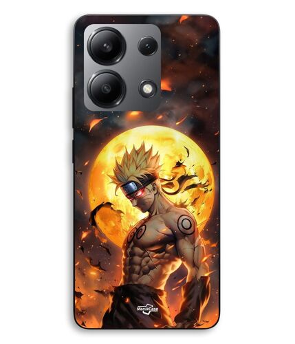 Coque Pour Xiaomi Redmi Note 13 4G Dark Naruto lune 3D Maniacase