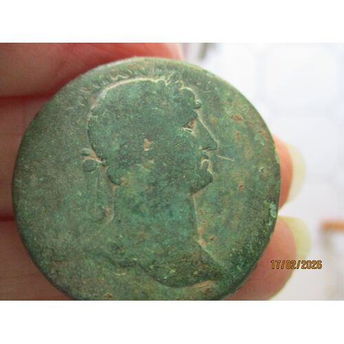 Piece De Monnaie Romaine Hadrien