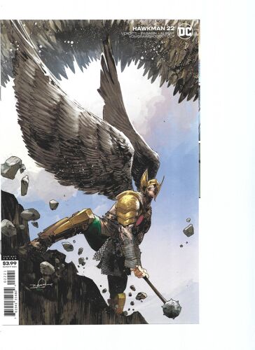[ Comic Book V.O. ] Hawkman # 22 ( May 2020 ) : " Death'S Doorway, Conclusion : From End To Beginning " ( Variant Cover )