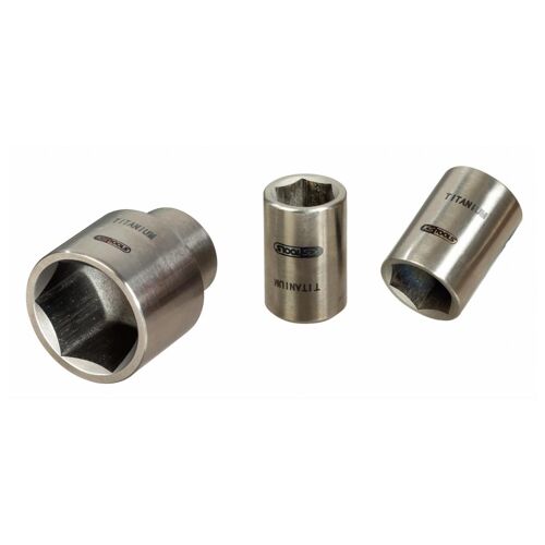 Douilles 3/8" 18mm 25mm -TITANE-
