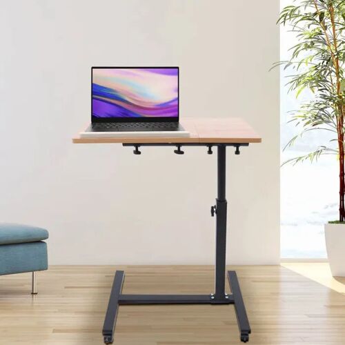 Bureau Ordinateur Portable Roulant 360° ¿ Hauteur Réglable 58-90 cm