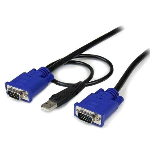 StarTech.com Câble pour Switch KVM VGA avec USB 2 en 1 - 3m