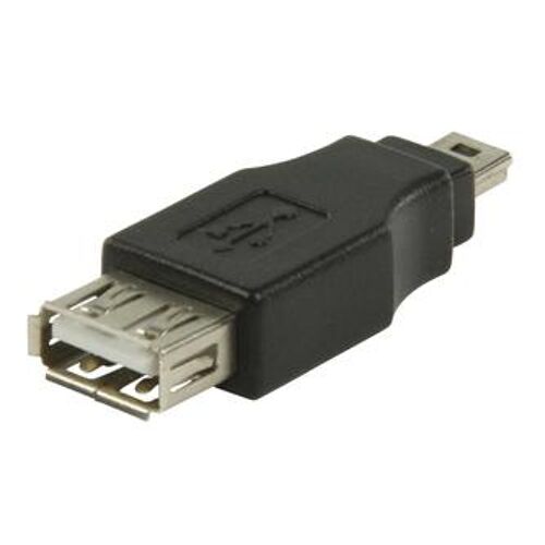 Valueline VLCP60902B changeur de genre de câble Mini USB 5-pin USB A Noir