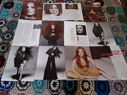 Julianne Moore : Lot De Coupures De Presse D'Origine France Et Internationale