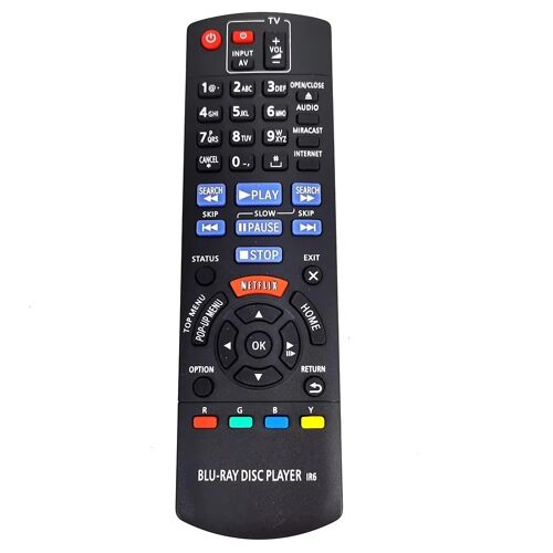 Télécommande lecteur Panasonic Blu-Ray DISC N2QAYB000874 DMP-BDT225 DMP-BDT230 DMP-BDT330