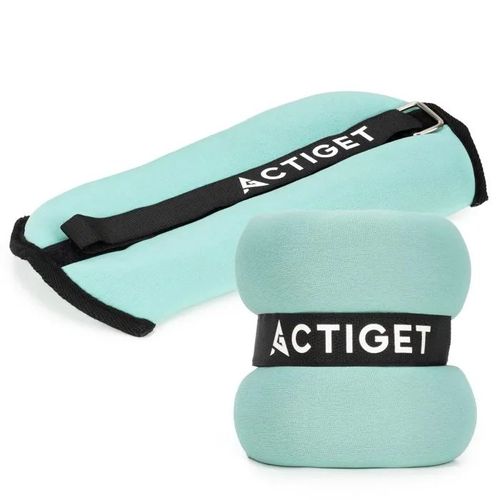 Actiget Poids Pour Bras Et Jambes 2x1,5 Kg Pour Entraînement À Domicile, Fitness Et Cardio, Menthe