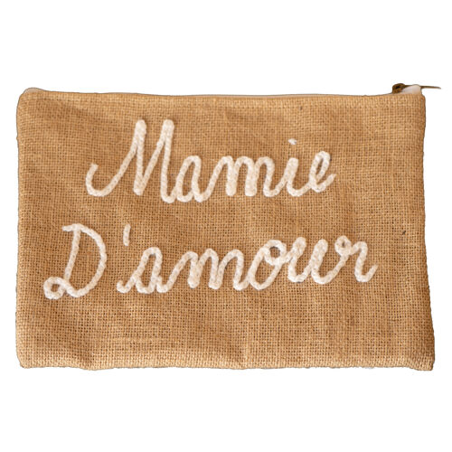 Pochette Jute ''mamie D'amour'' Jute Naturel X 27