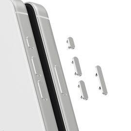 Boutons Latéraux De Remplacement Pour Iphone 17 Power / Volumes / Action Blanc