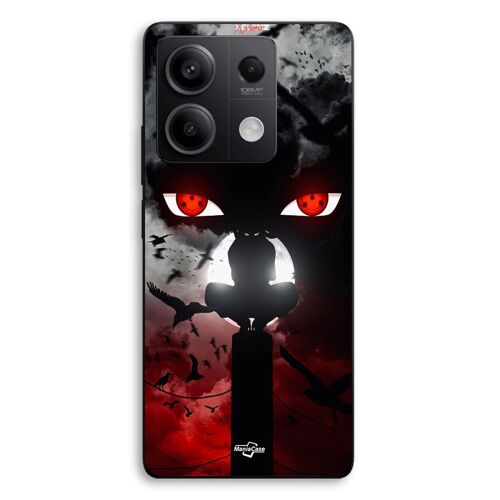 Coque Pour Xiaomi Redmi Note 13 5G Itachi Uchiwa Naruto Anime Art Maniacase
