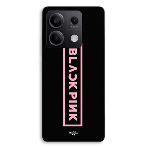 Coque Pour Xiaomi Redmi Note 13 5G Blackpink VIP Tickets Blackpink logo Front noir Maniacase