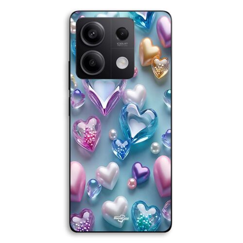 Coque Pour Xiaomi Redmi Note 13 5G coeurs colorés Maniacase